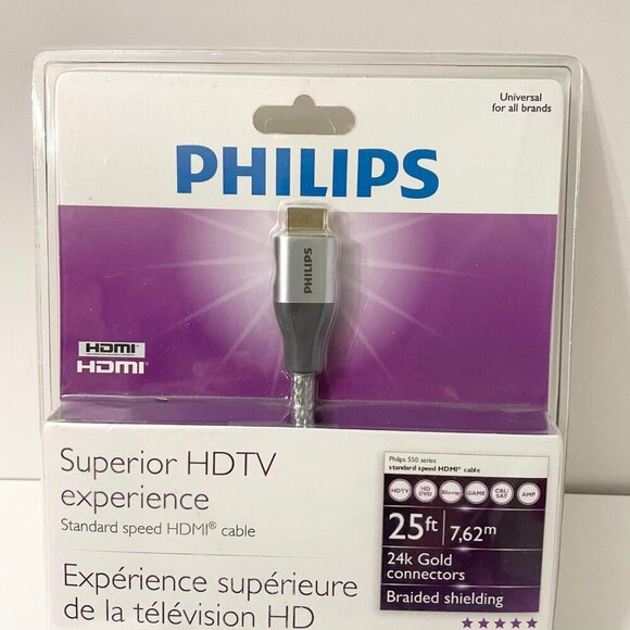 Philips HDMI Cable 25ft. Superior Hi-Definition TV - Picture 4 of 11